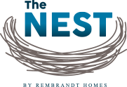 Logo for The Nest – sold out townhome community in north London