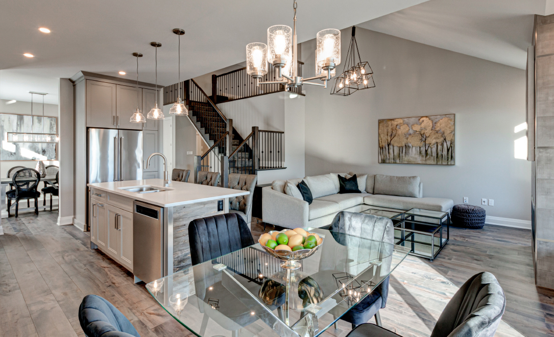 Interior view of a single family home at Meadowlily by Rembrandt Homes
